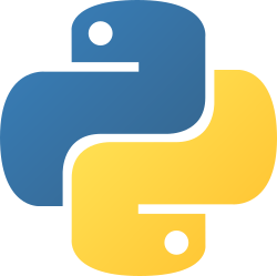 Image showing the logo of the programming language Python